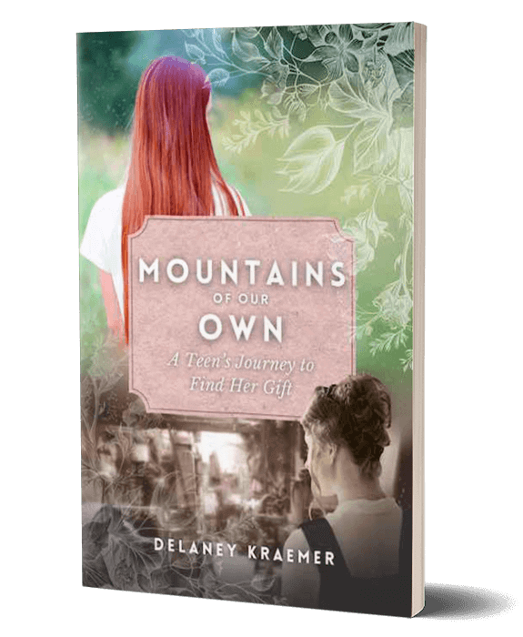 The book cover of Mountains of our Own by Delaney Kraemer.